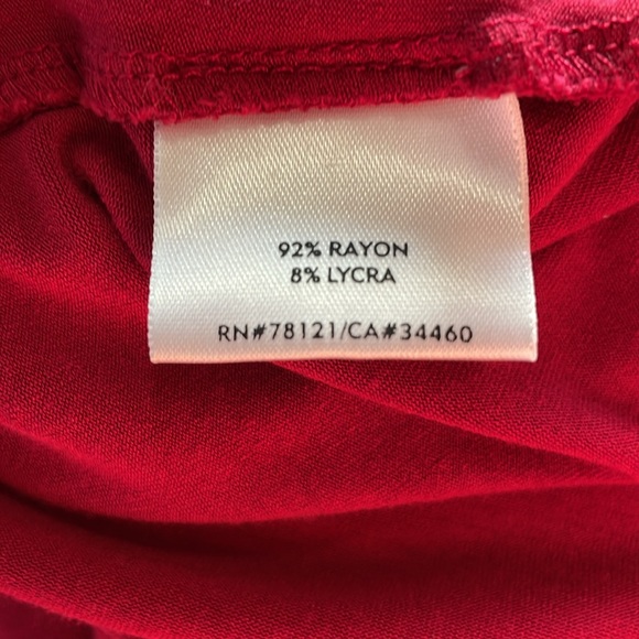 Eileen Fisher Long Sleeve Tunic Style Cranberry Color Rayon Blend Dress … - Picture 6 of 7